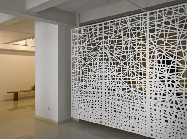 Powder Coating Aluminum Perforated  Panels For Column Cover/Cladding