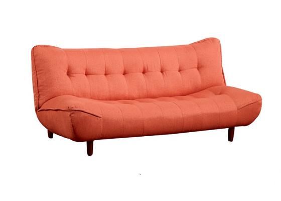 Fashion Embossing Decent Recycle Foam Single Sofa Bed For Young People 1860 * 1180 * 385