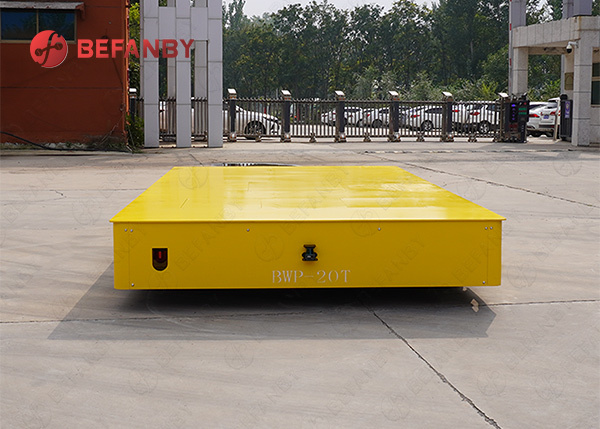 10 Ton Long Lifetime Steel Welding Frame Battery Transfer Cart With Battery Operated Power