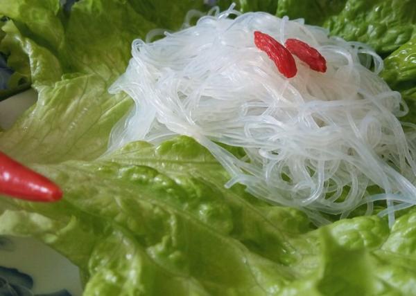 Aletria secada Bean Thread Noodles Food verde do amido de Mung