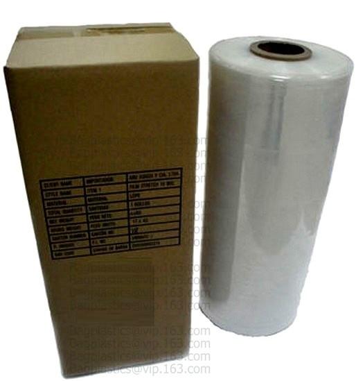 Transparent Plastic LLDPE Stretch Film With Moisture Proof, Pallet Stretch Wrap, LLDPE Stretch Film / Pallet Wrap Film /