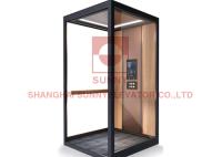 1 / 3 Floor Steel Small Residential Lift Elevator Duty Cross Customized Anti Box Style Living Graphic