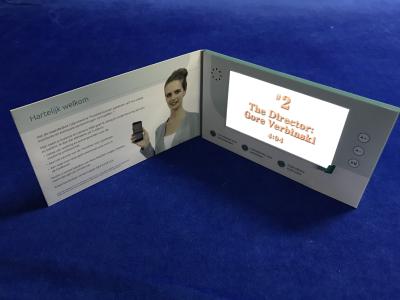 Carte de livraison de vidéos vidéo personnalisée