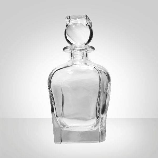 Super Flint Diamond Cut Glass Decanter , XO, brandy , Vodka Liquor Gin Rum Tequila Whisky Brandy Spirit Glass Bottle With Solid Glass Stoppers