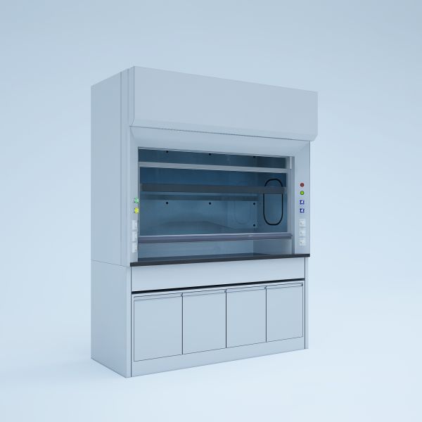 All Steel Lab Fume Hood 1200*850*2350 mm with Customizable Color for Chemistry and Physics Labs