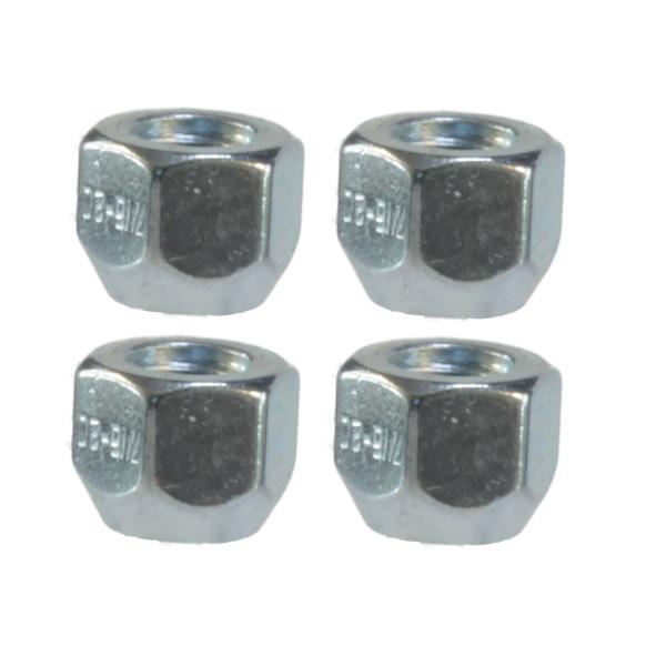 Open End Acorn Head Wheel Lug Nuts 7/16 - 20 Thread Fits Classic Pontiac Cars