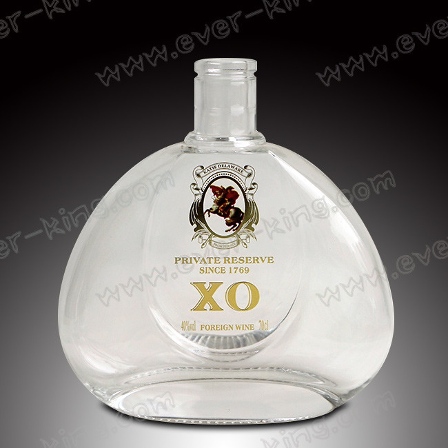 Бутылка алкоголя 750ml пластиковой крышки прозрачная для духа