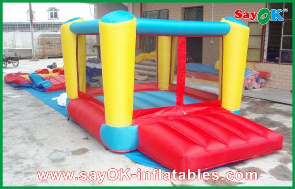 Castelo Bouncy inflável feito sob encomenda do salto inflável simples do PVC/Oxford