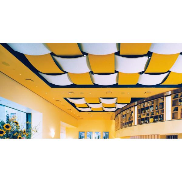 Red / Blue Aluminum Metal Ceiling , Aluminum Wall Cladding Panel System For Train Station