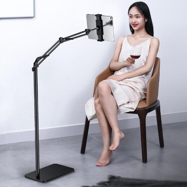 180cm Aluminum Phone Stand Holder 360 Degree Adjustable