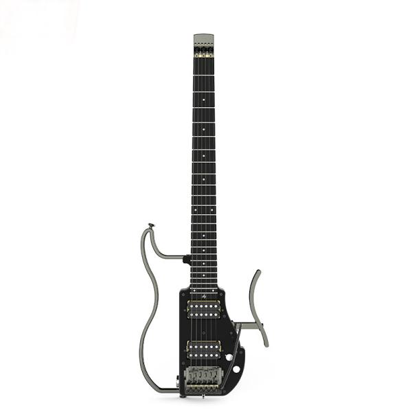 GRAND Headless Travel Electric Guitar double humbucker GDS-200 Ebony finger board foldable guitar
