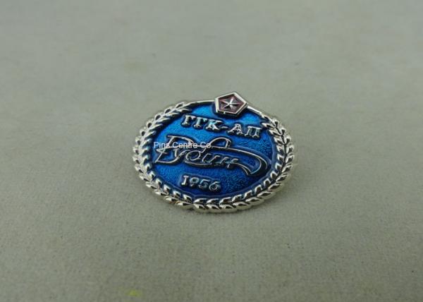 Zinc Alloy Transparent Soft Enamel Pin , Die Casting 3D Glitter Military Honor Pin