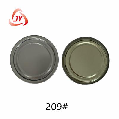 Food Grade 209# 62.3mm Dia TFS Hard Open End Food Can Lids Corrosion Resistant