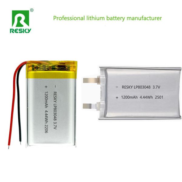 3.7V 1200mAh Low Discharge Rate Lithium Polymer Battery LiPo Rechargeable Battery for GPS Locator