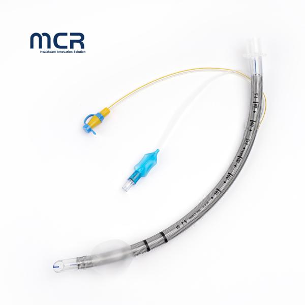 Medical Supply Anesthesia ICU PU Cuff Reinforced Endotracheal Tube With Suctioning Port