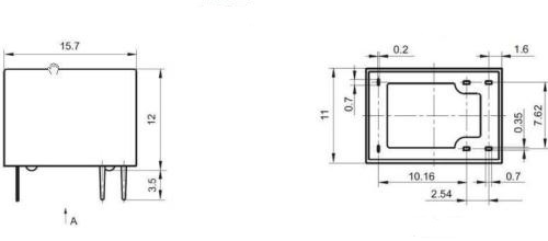 Желтая крышка 6 увеличивает автомобильный 24v тип 15x12x10mm Amp SPDT реле 15