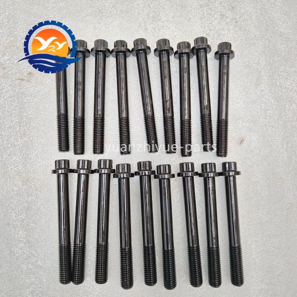 4hk1 Cylinder Head Bolts/screw for Isuzu 4hk1 Engine Head Screw 8-97077638-0 8970776380 for Hitachi Excavator