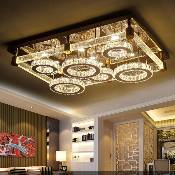 Cheap suspended crystal ceiling lights for Indoor home Lighting Fixtures (WH-CA-46)
