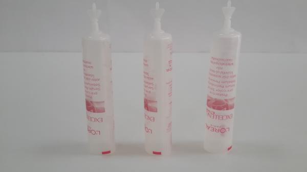 Disposable Plastic Snap Off Screw Tube Cosmetic Packaging For Hotel And Travel Packaging