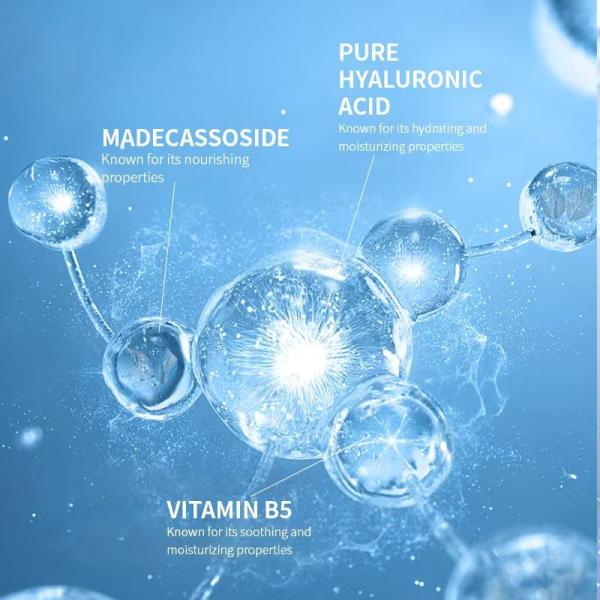 Pure Hyaluronic Acid Serum Vitamin B5 Anti-Aging Hydrating Repairing Fine Lines Wrinkles Safe for Sensitive Skin Face Targeted