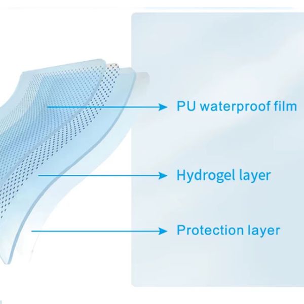 10x10cm Hydrogel Medical Wound Care Dressing For Burn OEM Logo Design