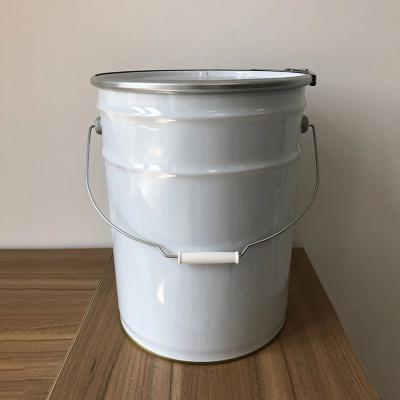25L Customized Rust Resistant Paint Bucket Metal For Chemicals And Paints