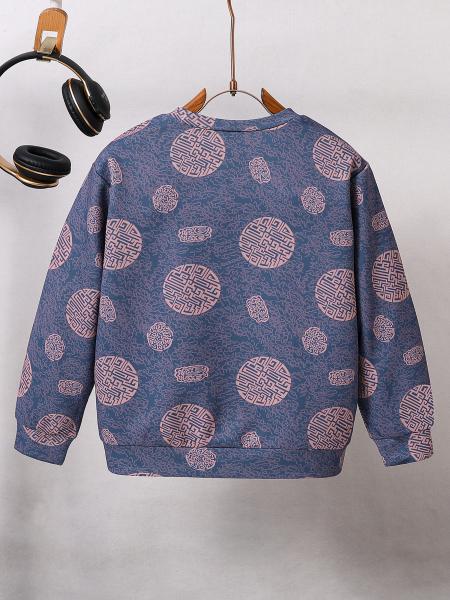 Outdoor Crewneck Kids Hoodies Sweatshirts Machine Washable 400gsm