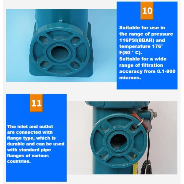 Фильтр из пакетов из 60 кг для обработки серной и соляной кислот