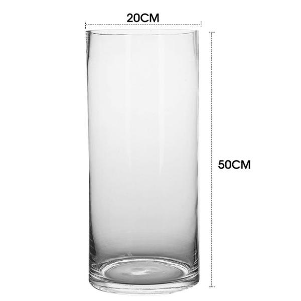 Minimalist 60cm High Tall Glass Vases The Perfect Combination of Style and Function