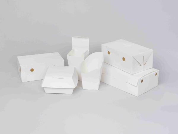 Biodegradable Foodservice Disposables Eco Friendly Kraft Paper Food Container Packaging