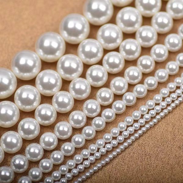 Factory Wholesale High Quality High Brightness Full Hole Glass Beads Loose Beads Necklace Bracelet Diy Accessories Making
