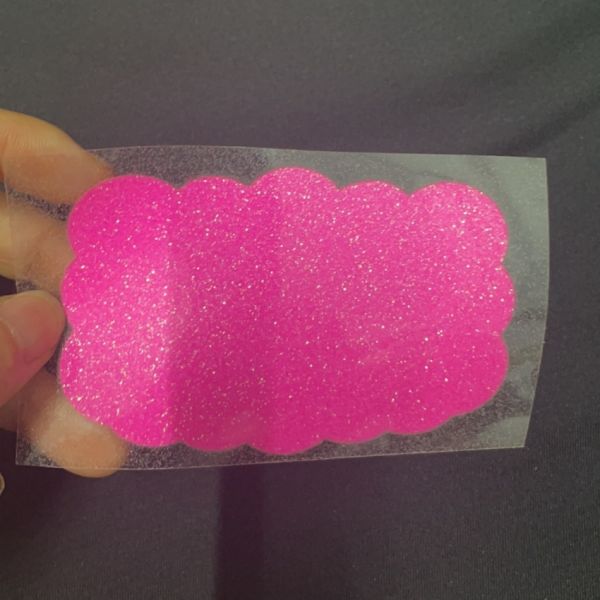 Glitter Vinyl Heat Transfer Logo Customized 