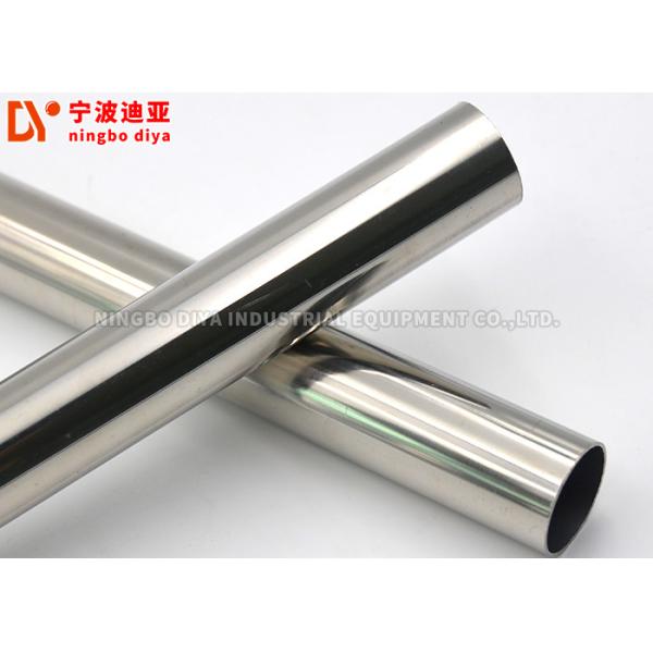 28 Mm Round Shape Metal Lean Tube Silver Color For Industry 4M /6M Length
