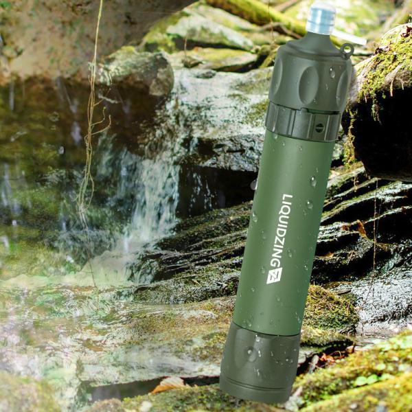 Personal Water Filter Straw Outdoor Portable Filtration Emergency Survival Gear