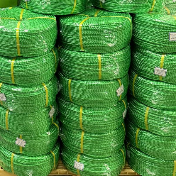 3 Strands Plastic PP Polypropylene Rope Twisted Fishing Net Rope Packaging