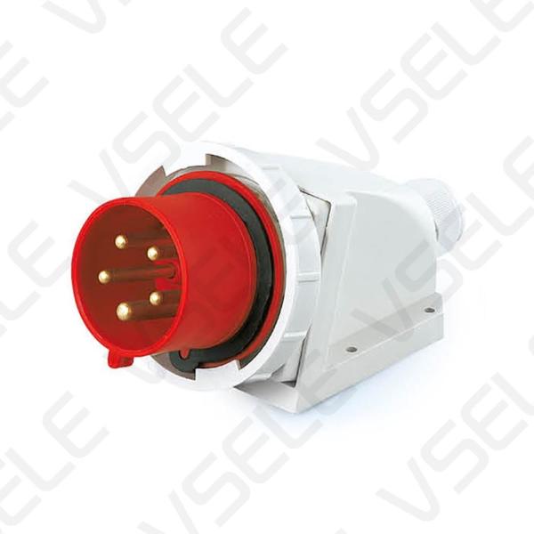 32A Waterproof Electrical Plugs And Sockets Connector Male And Female Industry