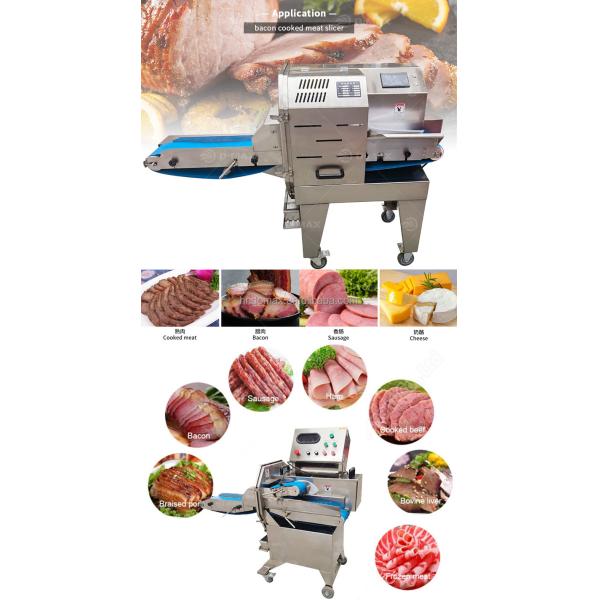 Cooked Beef Slicer Machine for Sausage Cutting 150 KG Automatic Meat Cutting Machine