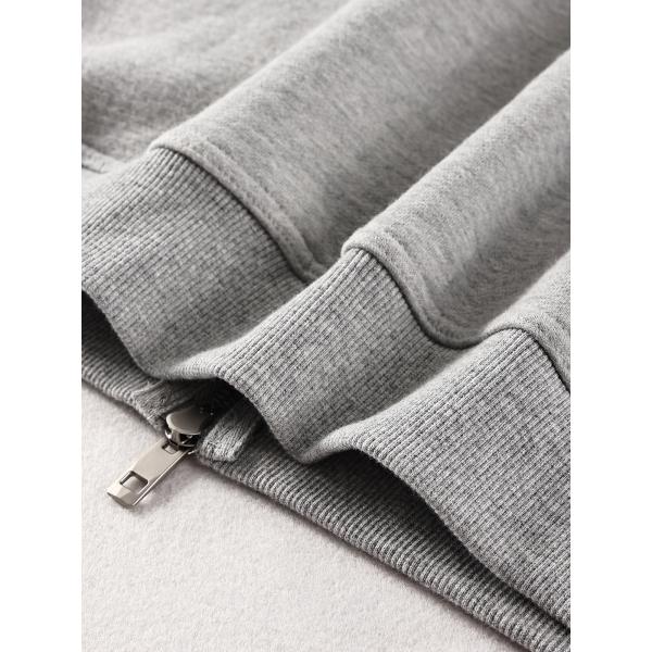 Дизайнеры уличной одежды швы с ципком толстый мужской спортивный пуловер Большой 360г Полярный шерсть трикотажный пуловер