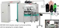 Máquina automática de carimbo quente de 50Hz, impressora de carimbo quente de 7 barras para garrafas