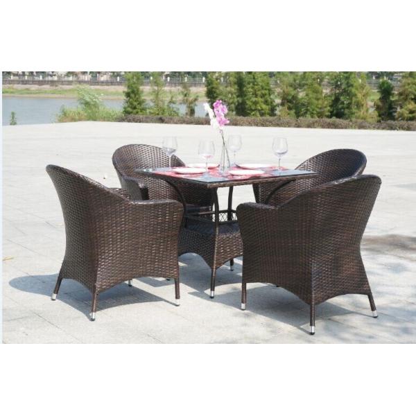 Outdoor furniture wicker dinning table--16041