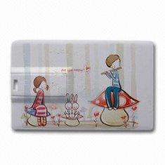 Memoria USB retractable AT-045C de la tarjeta de crédito