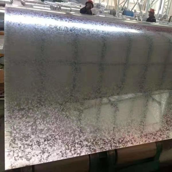 0.6 - 3.0mm galvanizou a folha de aço Matt Z275 G90 da bobina