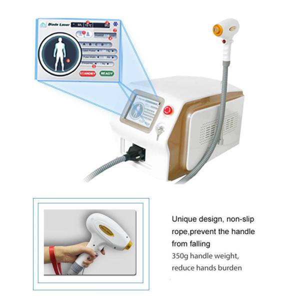 Портативная машина 808nm красоты удаления волос лазера диода наивысшей мощности