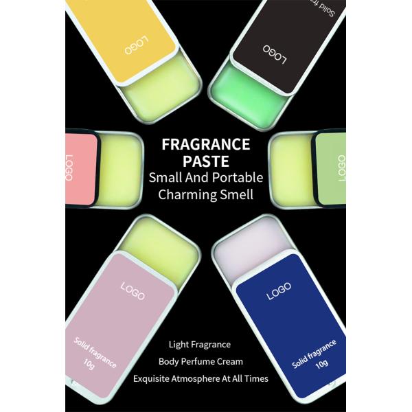 продукты заботы кожи 10g 100% естественные лицевые путешествуют дружелюбное удобное олово твердый Кёльн для людей Бурбона