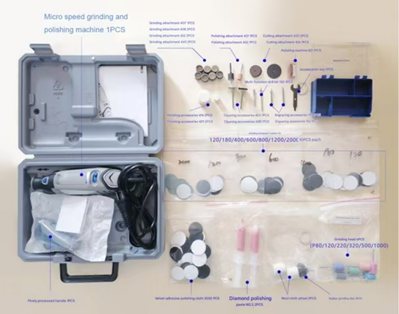 HPA-1P Portable Variable Speed Grinding Polishing Machine for On-Site Work