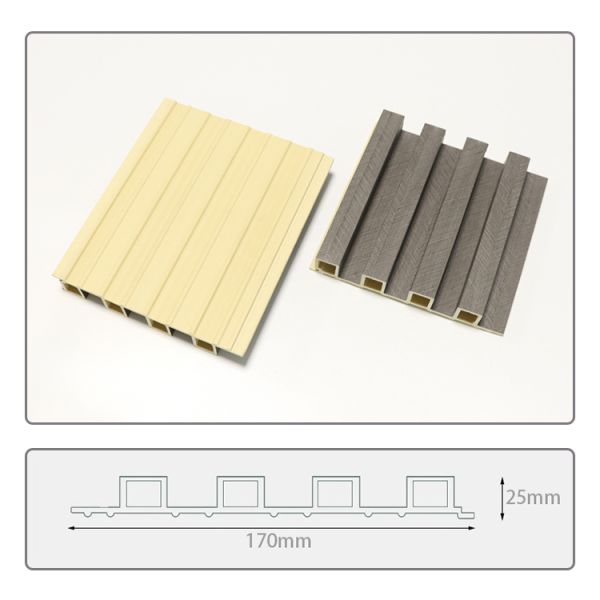 Customized Eco Friendly Indoor Irregular Grille Wpc Wall Panel 160x24 Cladding