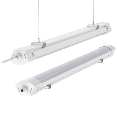 IP65 Waterproof Triproof LED Batten Light with 50000 Hours Lifespan and Dimmable Function for Commercial Use