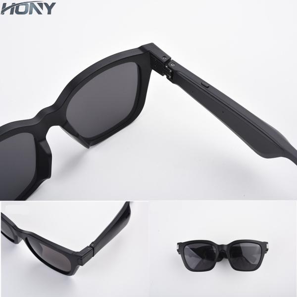 блютуз 5,0 аудио солнечного очк водостойкое IPX4 для наушника музыки