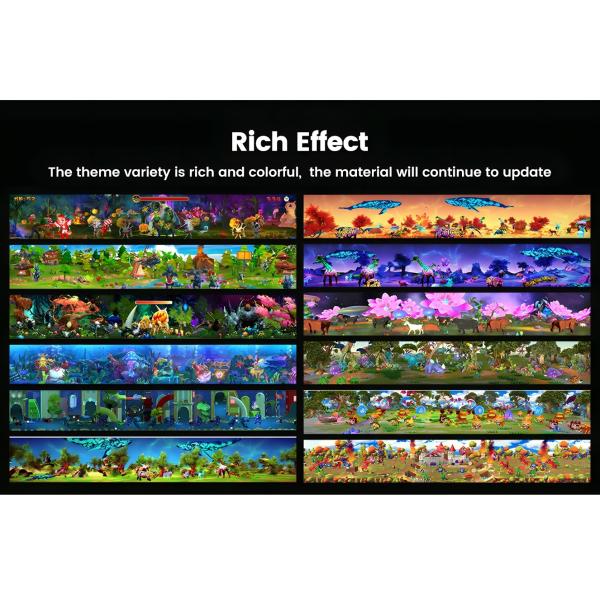 3200 Lumen Shopping Mall Проектор интерактивных игр 1024*768 разрешение