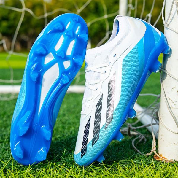 Wholesale Low-Top Football Shoes For Boys AG Long Spikes World Cup TF Broken Spikes Grass Competition Training Shoes